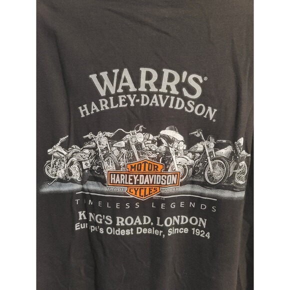 Warr's Harley-Davidson London England T-shirt - Picture 9 of 11